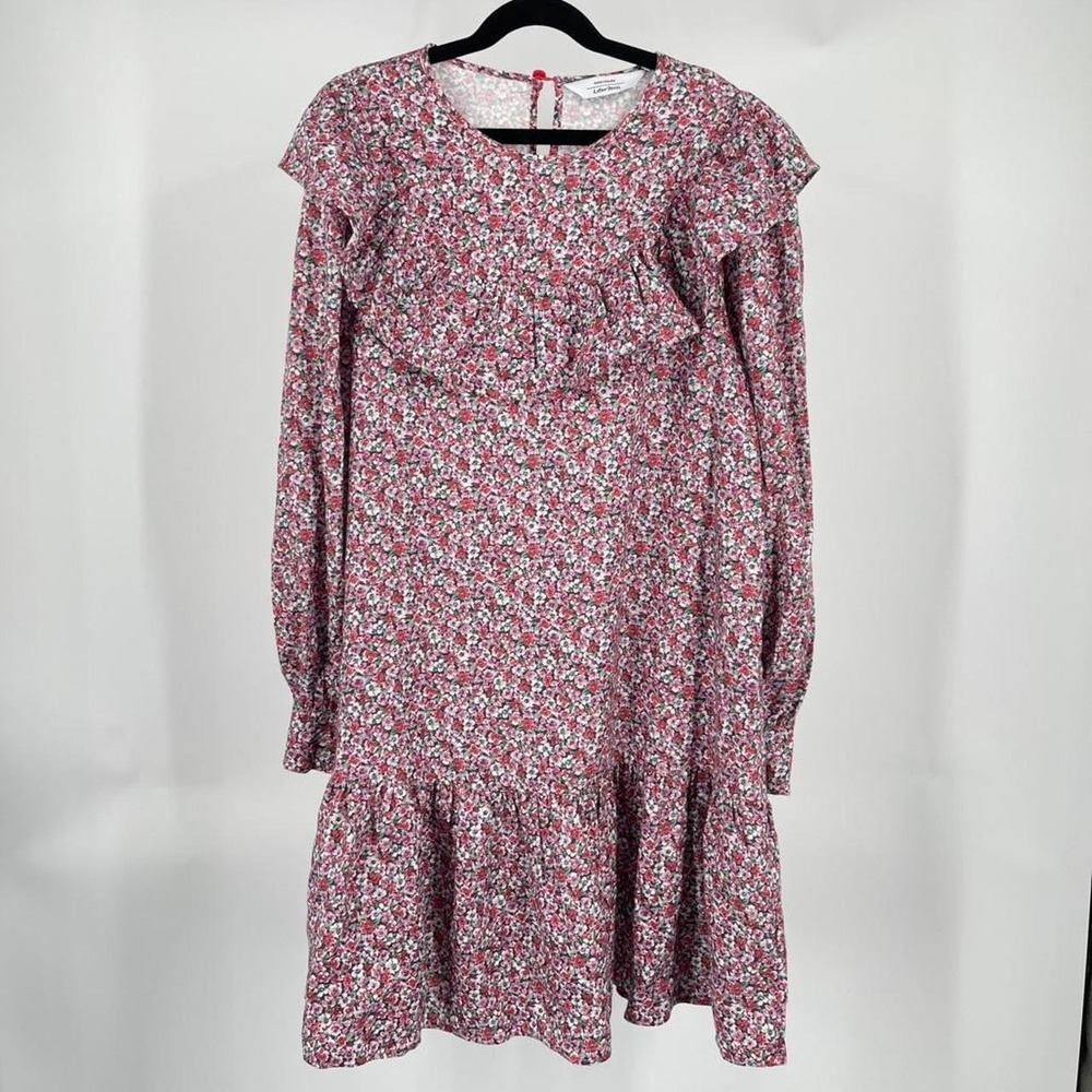 & Other Stories Prairie Ditzy Floral Dress Cottagecore Midi Long Sleeve 2 XS